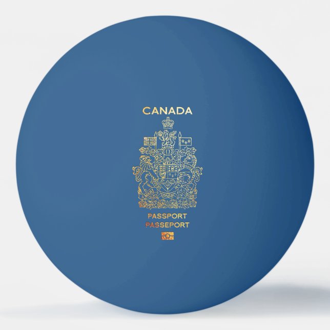 Balle De Ping Pong [400] Couverture canadienne du passeport (Devant)
