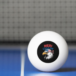 Balle De Ping Pong 4 juillet Aigle Liberté Patriotique