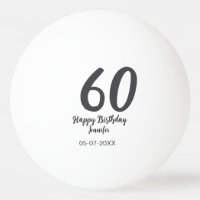 60e anniversaire ajouter nom date année noire modè