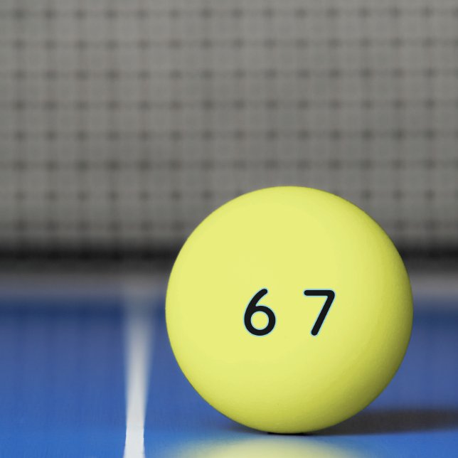 Balle De Ping Pong 6 7 Six Seven Épique  (Filet)
