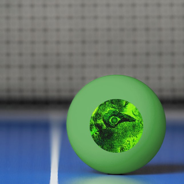 Balle De Ping Pong à la recherche de vert (Filet)