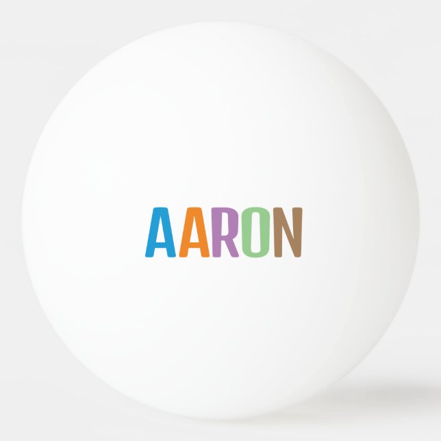Balle De Ping Pong Aaron (Devant)