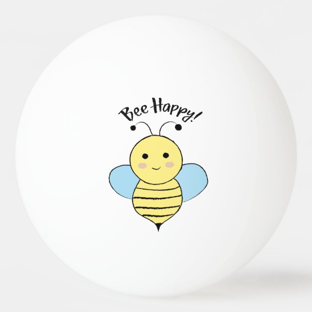 Balle De Ping Pong Abey Happy (Devant)