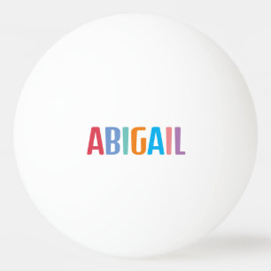 Balle De Ping Pong Abigail