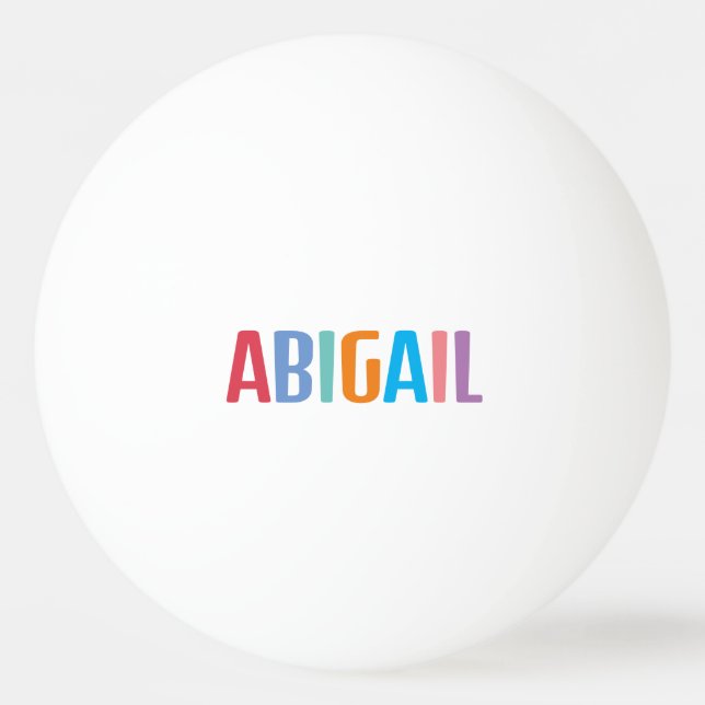 Balle De Ping Pong Abigail (Devant)