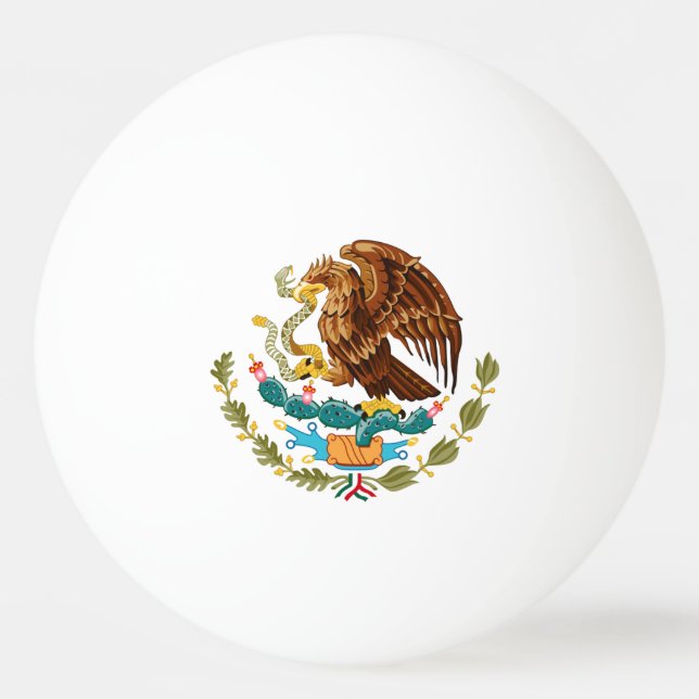 Balle De Ping Pong aigle mexicain (Devant)