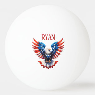 Balle De Ping Pong Aigle patriotique