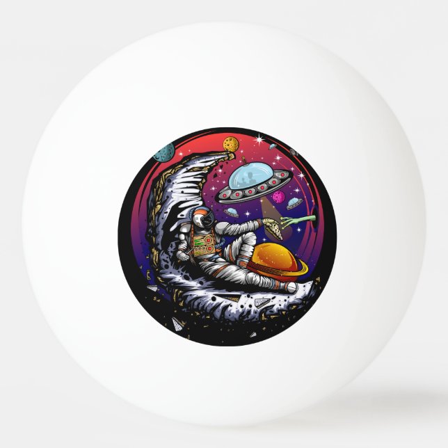 Balle De Ping Pong Aimant en pierre. (Devant)