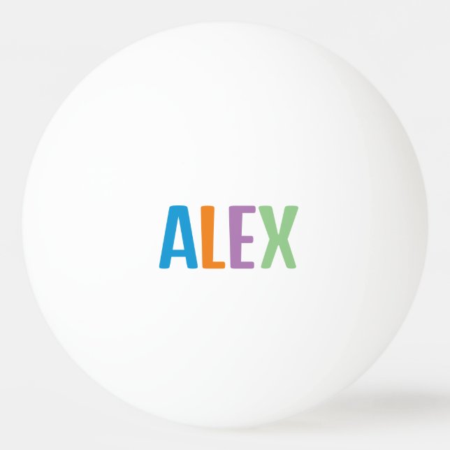 Balle De Ping Pong Alex (Devant)
