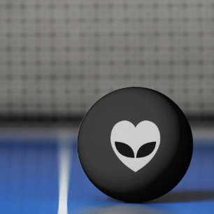 Balle De Ping Pong Alien Love Heart Ping Pong Ball