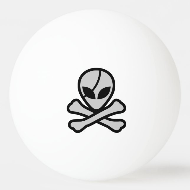 Balle De Ping Pong Alien Pirate (Devant)