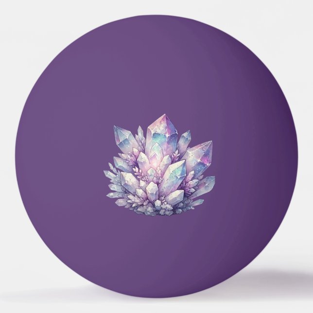 Balle De Ping Pong Amas de quartz pastel (Devant)