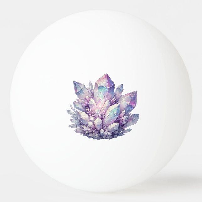 Balle De Ping Pong amas de quartz pastel (Devant)