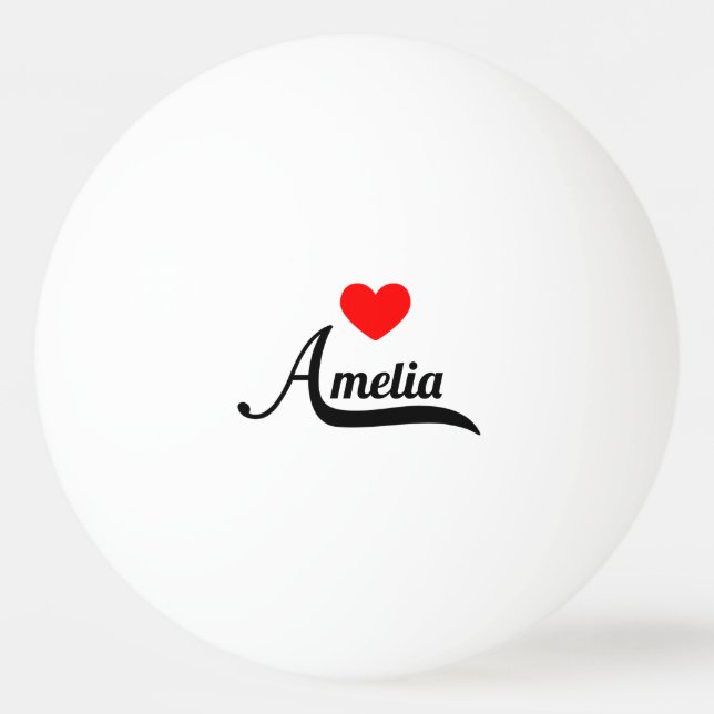 Balle De Ping Pong Amelia (Devant)