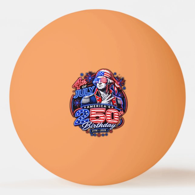 Balle De Ping Pong Amérique 250 Deuce (Devant)