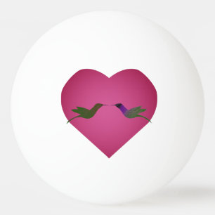 Balle De Ping Pong Amour des colibris
