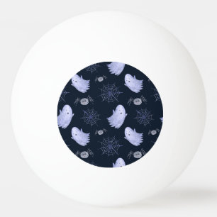 Balle De Ping Pong Amusant Motif d'Halloween Spider Fantôme.