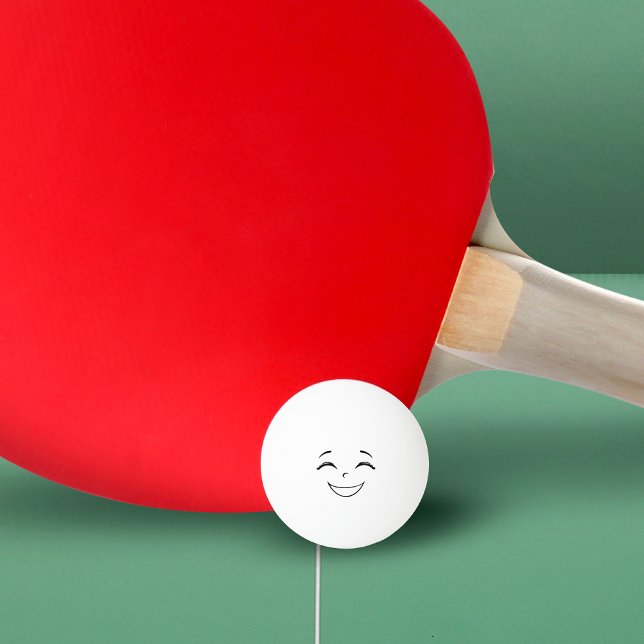 Balle De Ping Pong Amusant Rire Visage Ping Pong Ball (Créateur téléchargé)