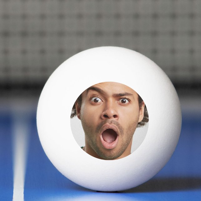 Balle De Ping Pong Amusement avec photo personnalisée (Personalized Photo Fun Ping Pong Ball)
