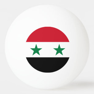 Balle De Ping Pong Ancien drapeau de Syrie
