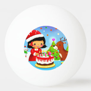 Balle De Ping Pong Anniversaire de Noël (7)