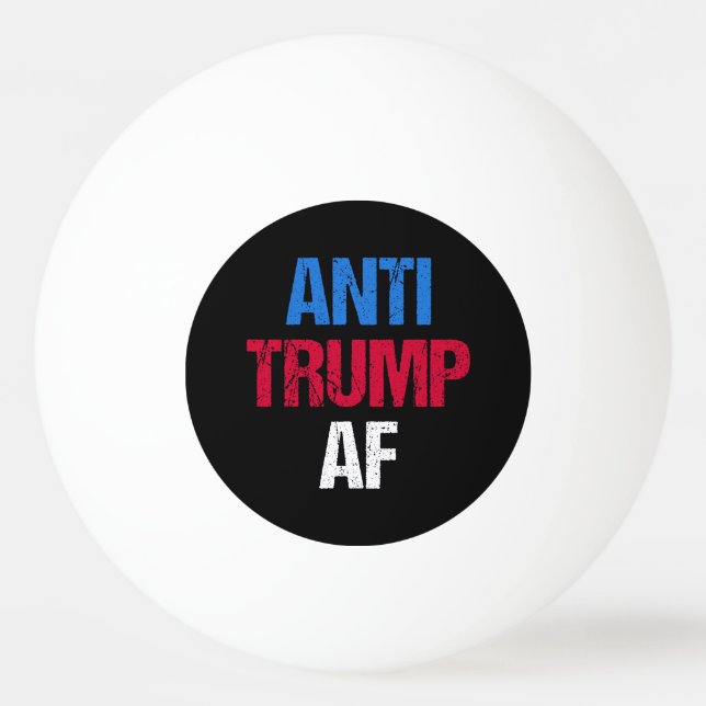 Balle De Ping Pong Anti-Trump AF I (Devant)