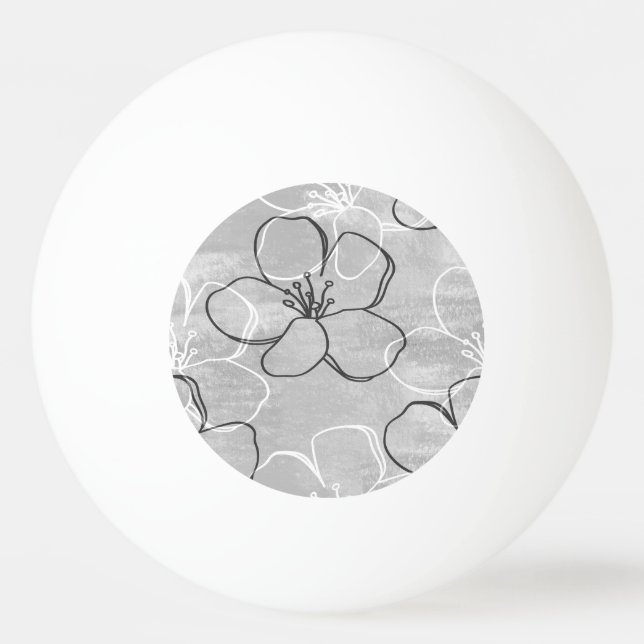 Balle De Ping Pong Apple Blossom Dream : Ornement Abstrait (Devant)