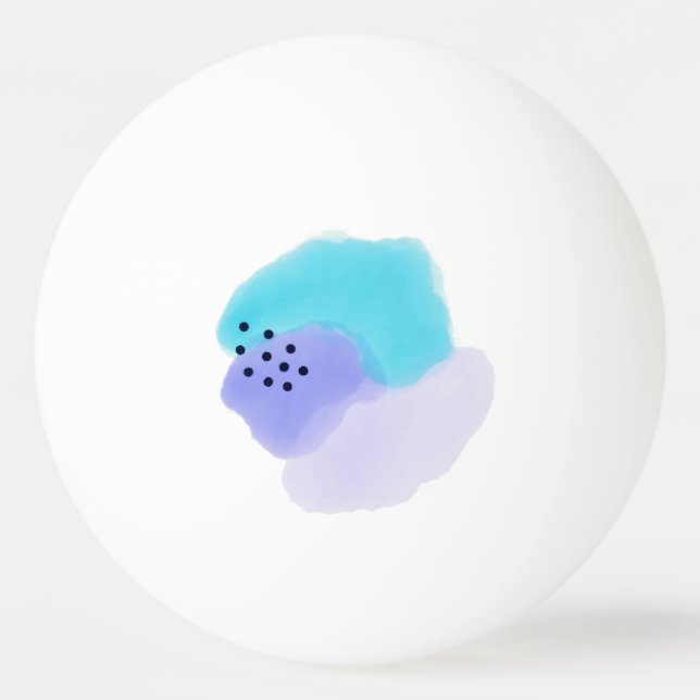 Balle De Ping Pong Aquarelle brosse (Devant)
