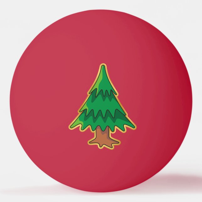 Balle De Ping Pong Arbre de Noël (Devant)