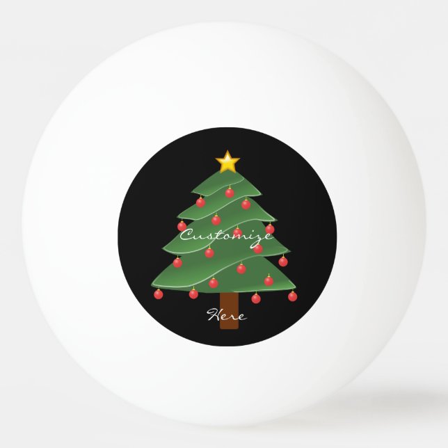Balle De Ping Pong Arbre de Noël Thunder_Cove (Devant)