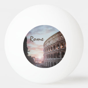 Balle De Ping Pong Architecture antique Rome coucher de soleil ville