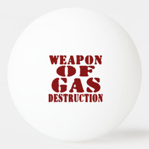Balle De Ping Pong Arme De Destruction Du Gaz