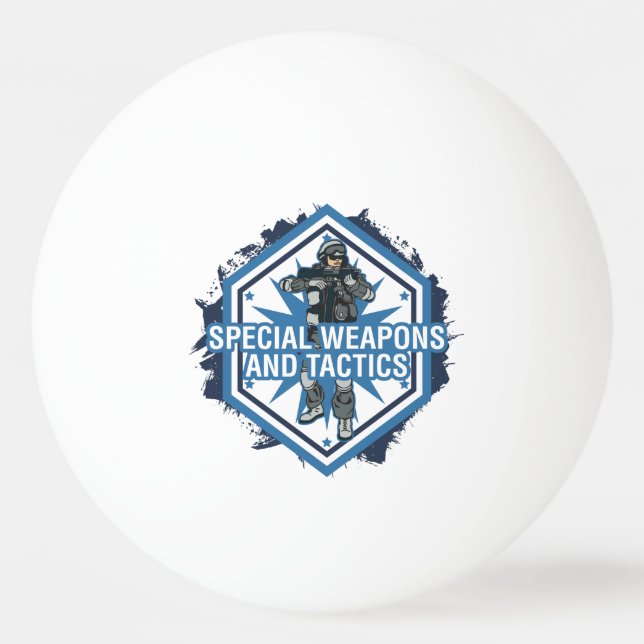 Balle De Ping Pong Armes spéciales et tactique (Devant)