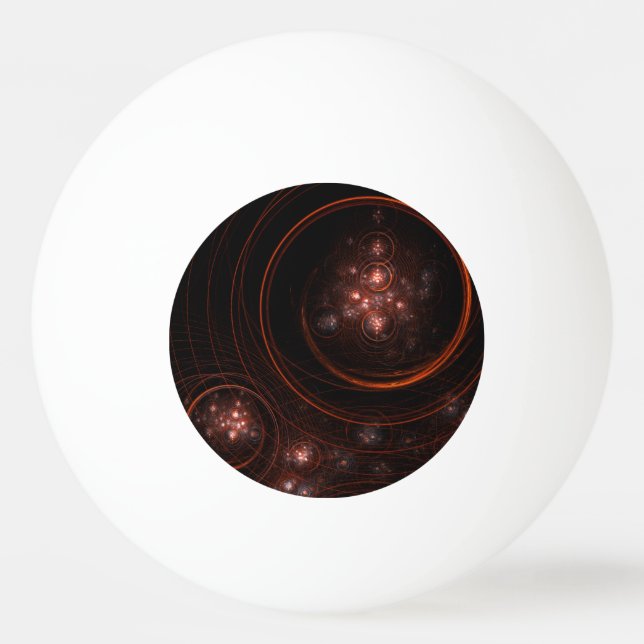 Balle De Ping Pong Art Abstrait Starlight (Devant)