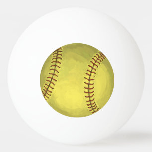 Balle De Ping Pong Art peint du base-ball