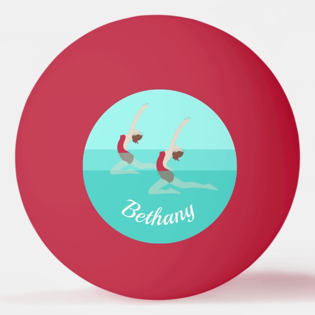 Balle De Ping Pong Artistic Swimming (Devant)