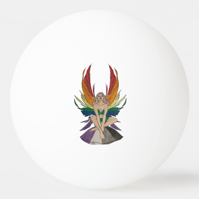 Balle De Ping Pong Asexual Faerie (Devant)