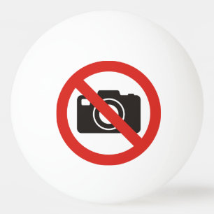Balle De Ping Pong Aucune photo autorisée