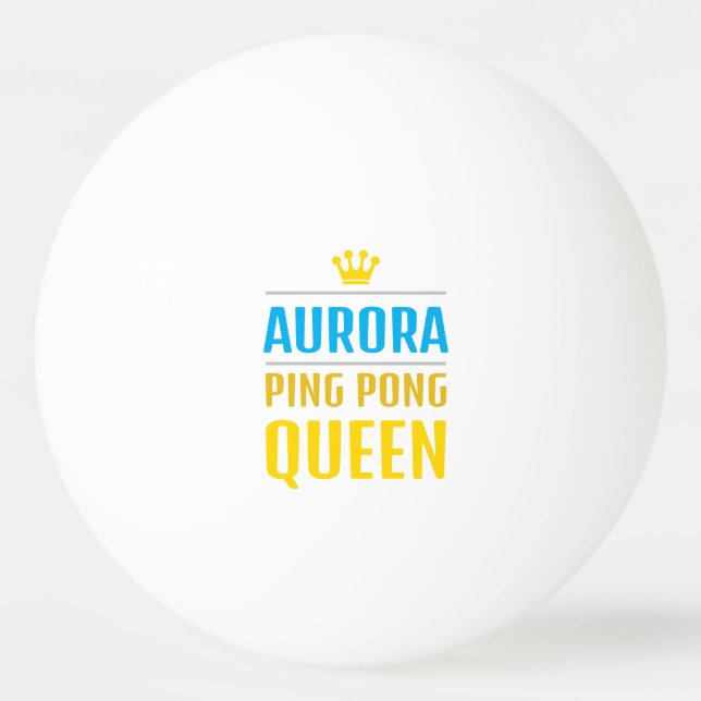 Balle De Ping Pong Aurora (Devant)