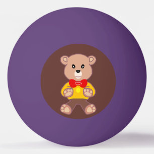 Balle De Ping Pong Auteur K.E.C. Teddy Bear Ping Pong Ball