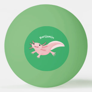 Balle De Ping Pong axolotl rose pâle