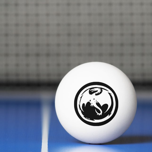 Balle De Ping Pong Bague de ping-pong 3 étoiles White Dragon (Filet)