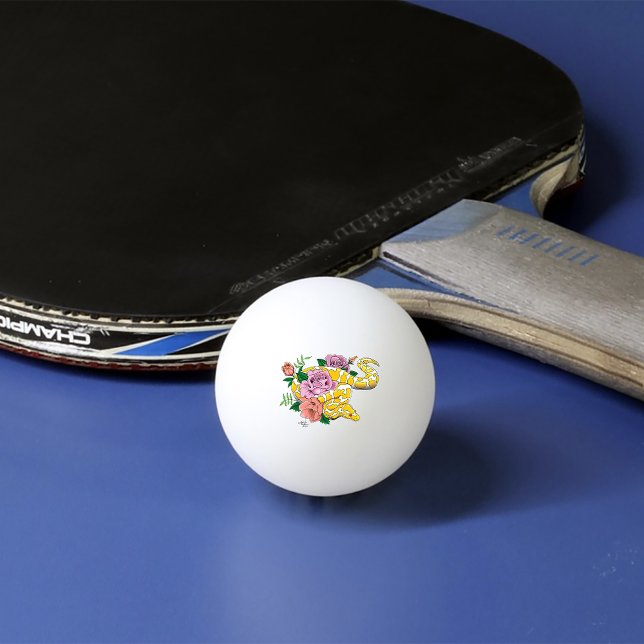 Balle De Ping Pong Balle Albinos Jaune Python Pink Pong Ball (Créateur téléchargé)