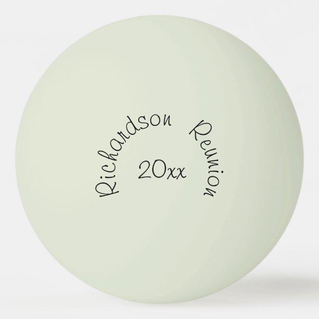 Balle De Ping Pong Balle Ping Pong - Réunion en famille (Dos)