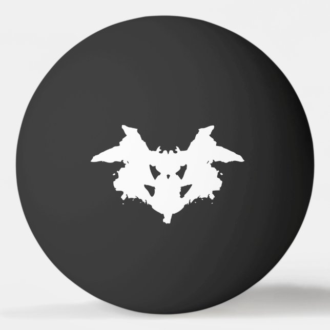 Balle De Ping Pong Balle Rorschach Inkblot Ping-Pong (Devant)