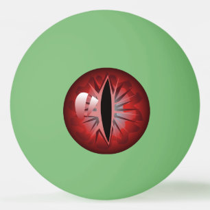 Balle De Ping Pong Balles à bille rouge effrayant Yeux rouge Ping Pin
