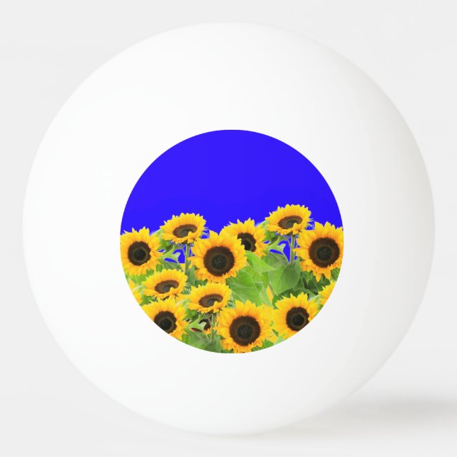 Balle De Ping Pong Balles de ping-pong tournesols (Devant)