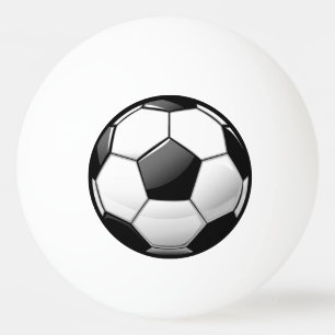 Balle De Ping Pong Ballon de football brillant