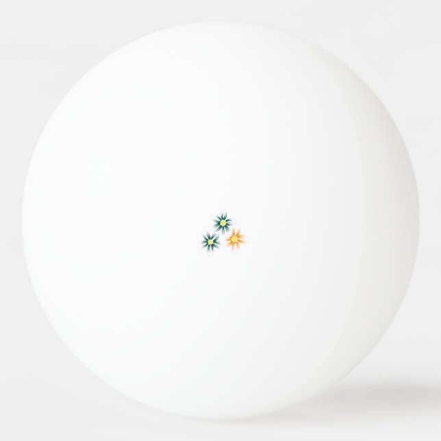 Balle De Ping Pong Banane jaune, bleu foncé vert, décoratif (Devant)