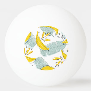 Balle De Ping Pong Bananes juteuses Motif Vintage